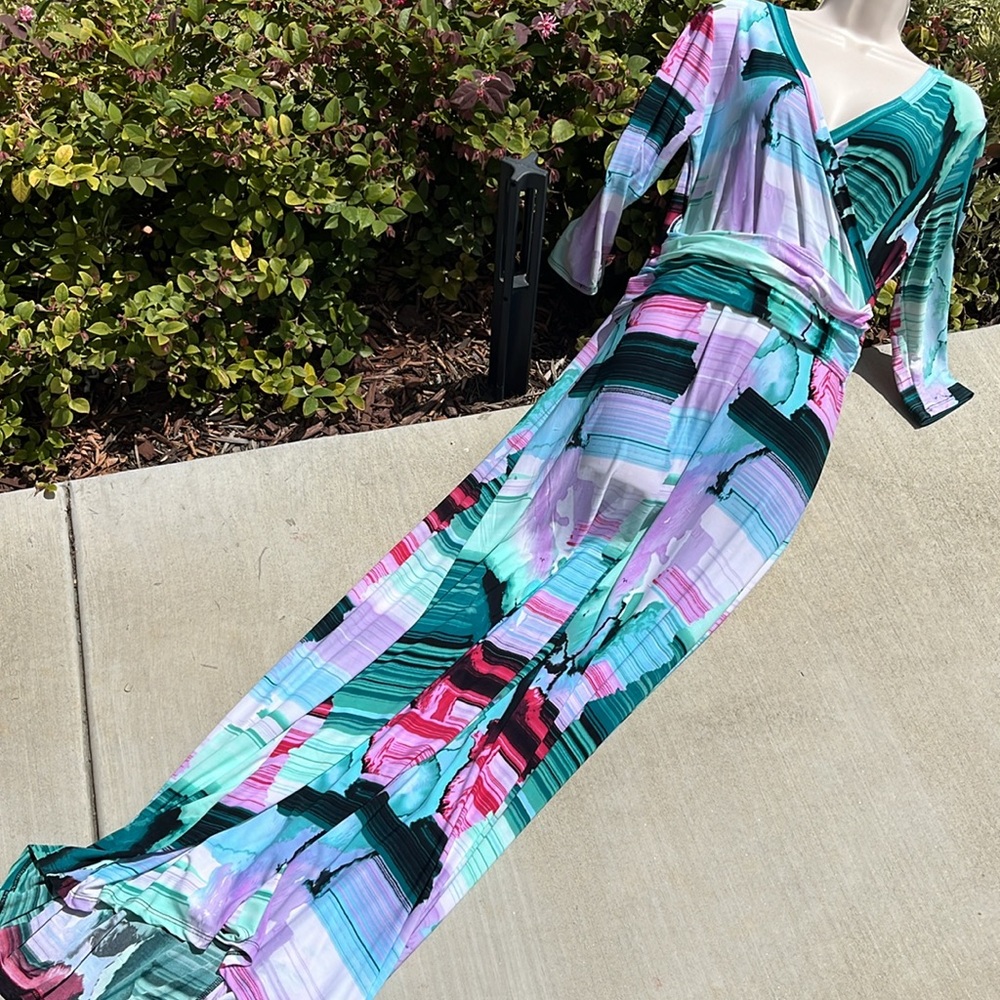 Colorful maxi dress
